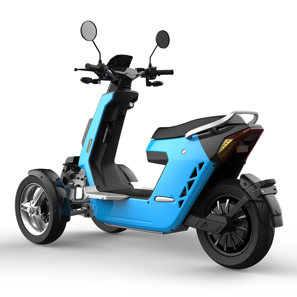 V28 Three Speed Electric Motorcycle Motorbike Scooter and Trike with 3 Wheel for Adult