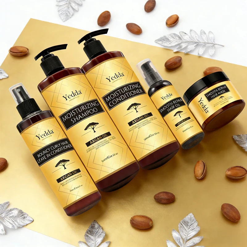 Sulfate Free Shampoo Hair Care Set with Argan Oil