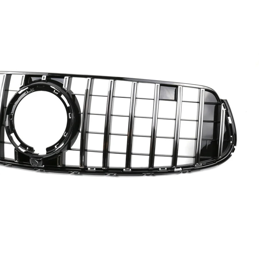 product tiypeor front bumper grille for mercedes benz glc class w253 2020  car silvery mesh grill front body kits-5