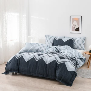 Customized Bedsheet 3D Printed Bedding Geometry Design Duvet Cover Set Queen Size