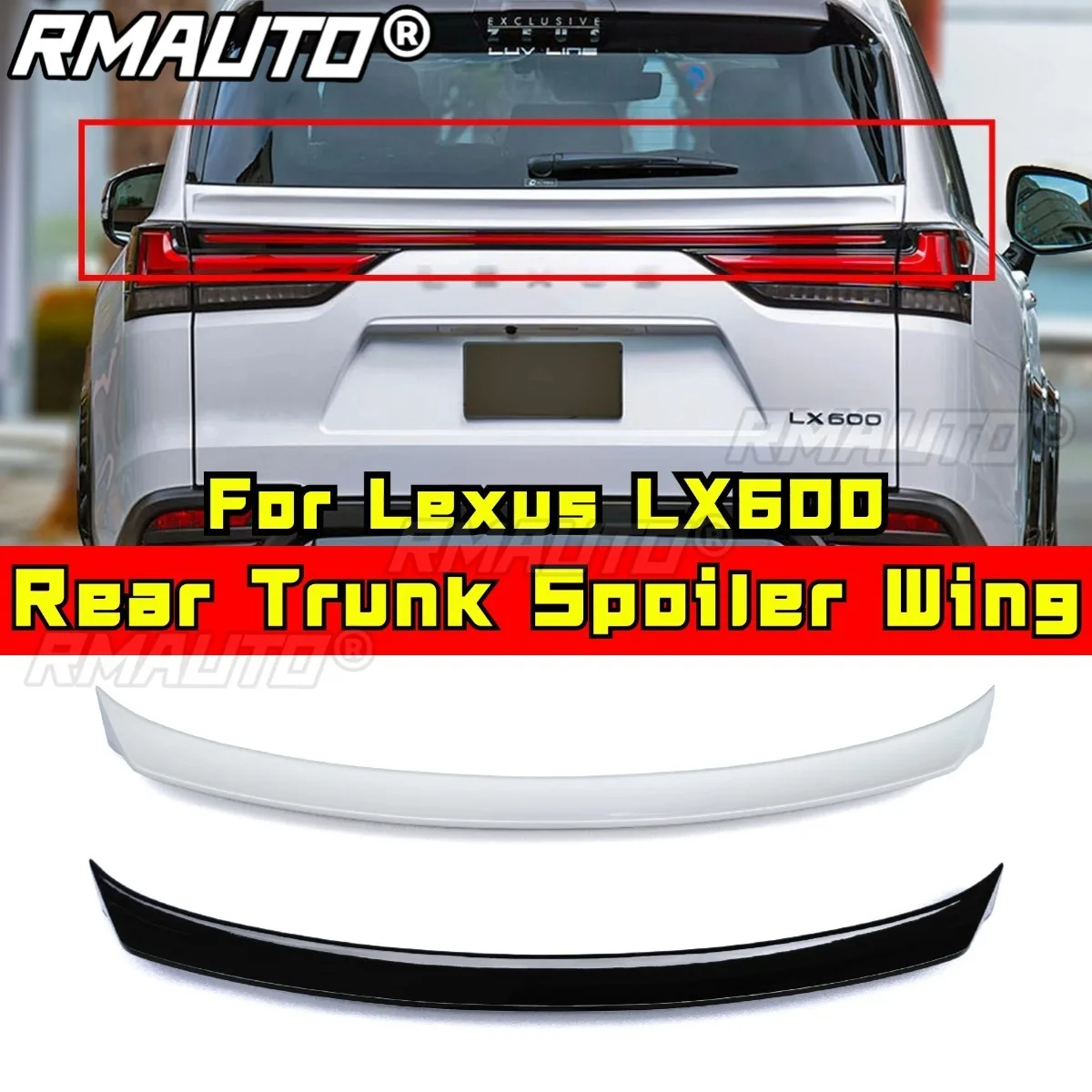 Lexus LX600 Rear Trunk Spoilers - Enhance Style & Performance