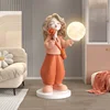 Ornements de veilleuse Bouquet Girl - orange