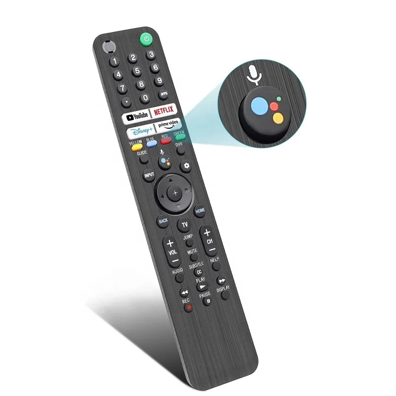Replacement Remote For Sony Smart TV – Fits XBR-55X850F, XBR-65X850F, RMF-TX310U, Wireless Black