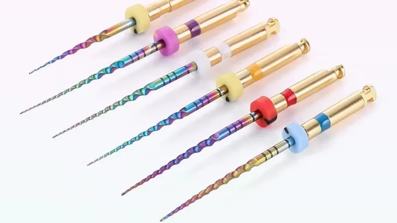 6 Limes Rotatives Endodontie NiTi Pour Moteur à Chaud - Neuf, Usage Dentaire Professionnel