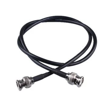 موصل كابل Coaxial ذكر من نوع RG59 و RG6 مع مخرج BNC للكابلات الصوتية والمرئية