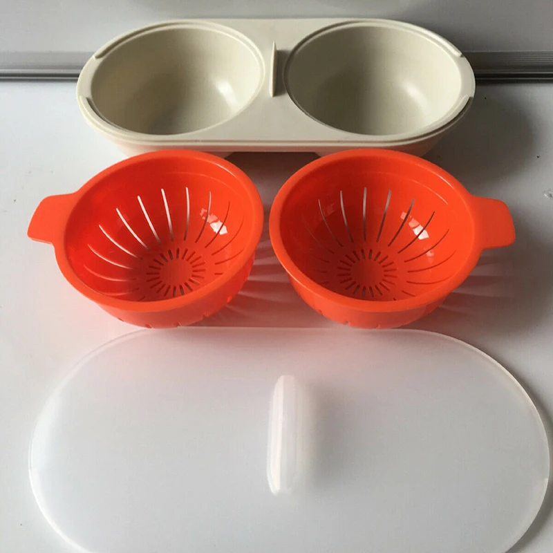 microwave eggs poacher double cup egg