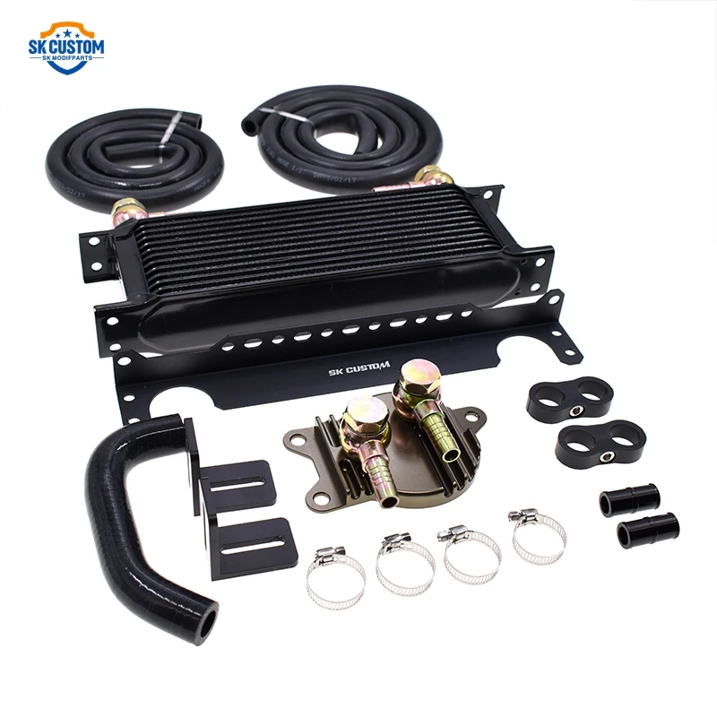 RC200T GS200T IS200T Transmission Oil Cooler With 13MM Rubber Hose Line Kit