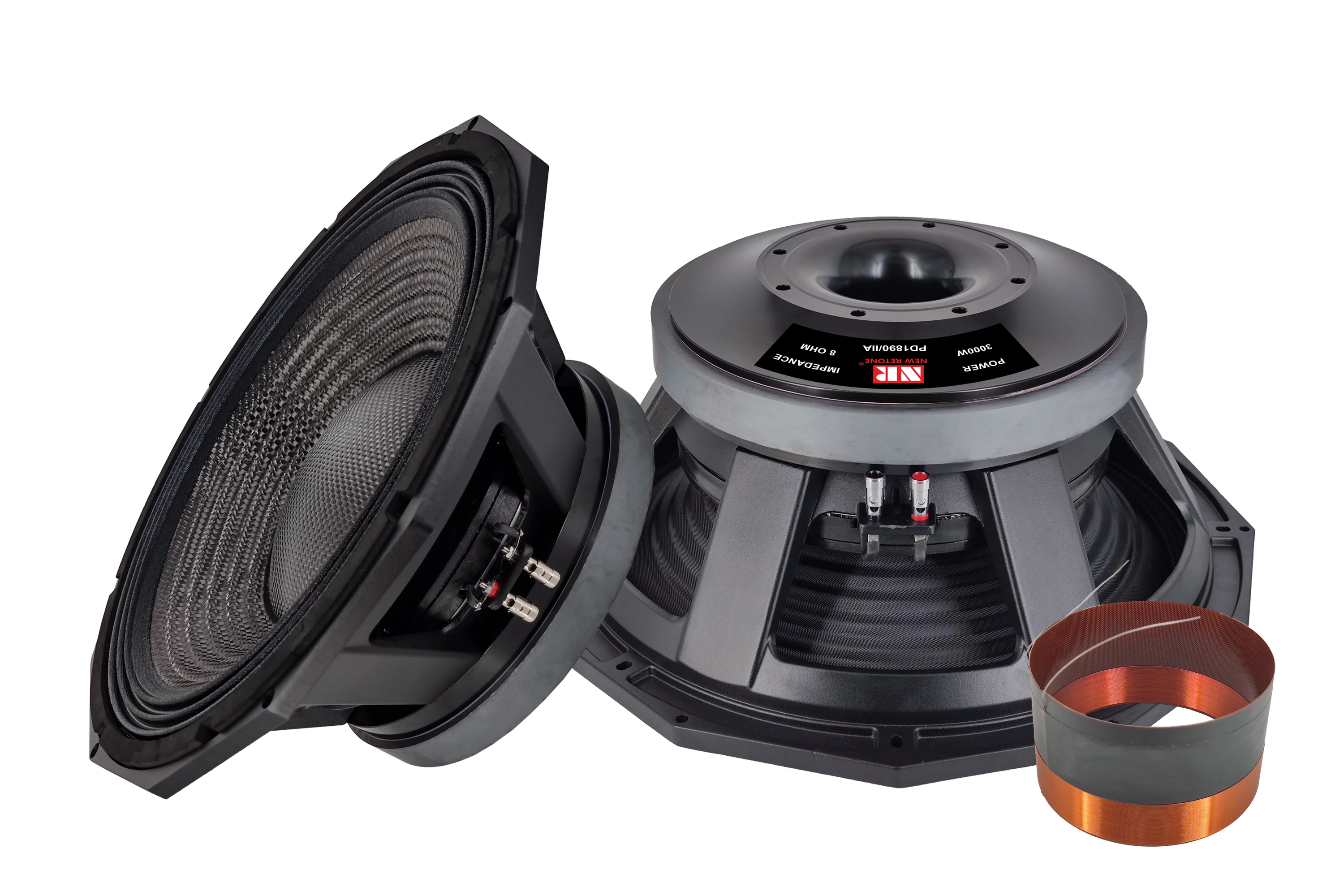 2025 New PD1890 3000 RMS Big Power Inch Voice Coil Speaker