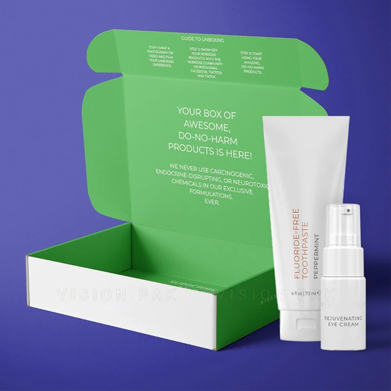 VISIONPAK Custom Corrugated Gift Box Packaging for Clothes