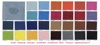 over 100 colors for options