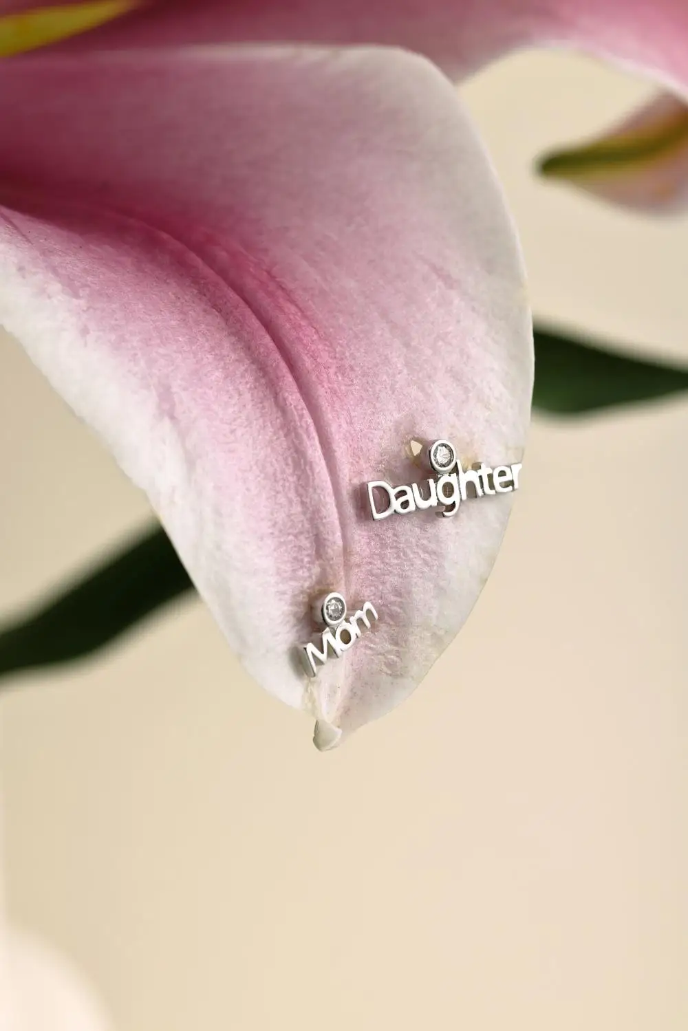 KAKODIY 925 Gorgeous Sterling Silver Stud Earrings with Zirconia Mother's Day Gold Plated Earrings detail 5
