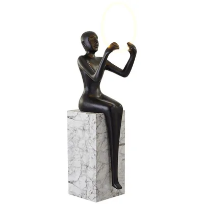 Nordic Postmodern Humanoid Vertical Abstract Sculpture Floor Lamp Sales Office Hotel Lobby Art Decoration Decoration