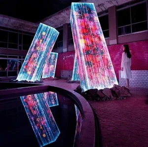 Large-scale Sculpture Crystal Modeling Landscape Lights square Scenic Spot Intelligent Control Luminous Outdoor Decoration