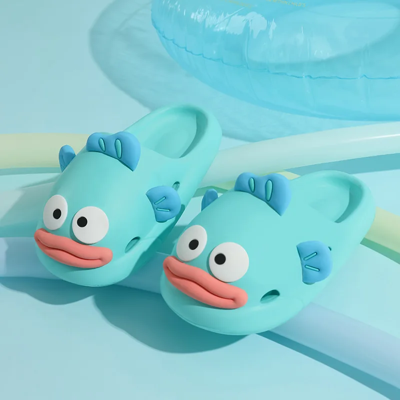 Personality Ugly Fish Comfy Thick Sole Sandals Slipper for Summer