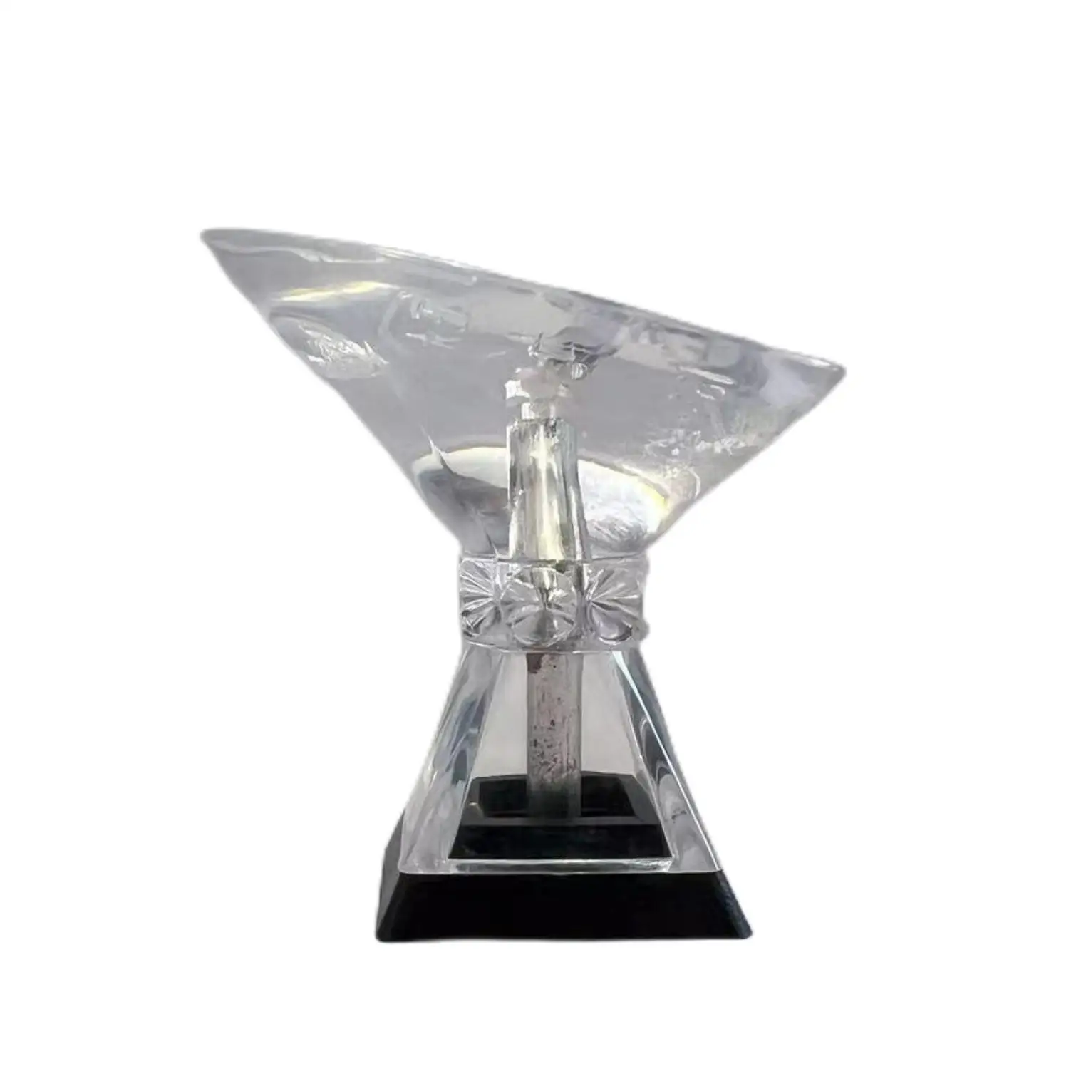 First Class Transparent PC Block High Heels,  Girls Shoes Heel Components Sole Parts
