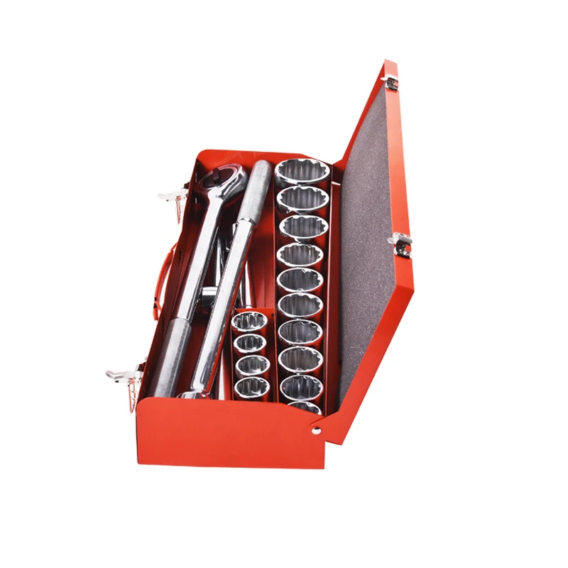 Maxpower 21pcs Mechanics Tool Set Standard Auto Repair Ratcheting Socket Wrench Set