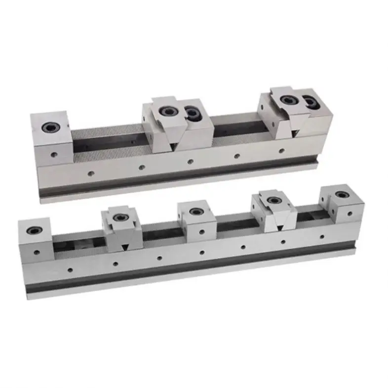 TEBAK OEM ODM Universal Multiple Clamp Rail Vise in Row Clamping Adjustable Universal Multiple Line up Vise Rail System
