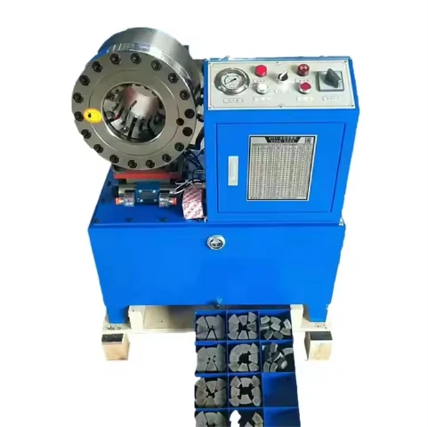 Manufacturers Supply Rubber Hose Clamping Machine Construction Steel Pipe Locking Automatic