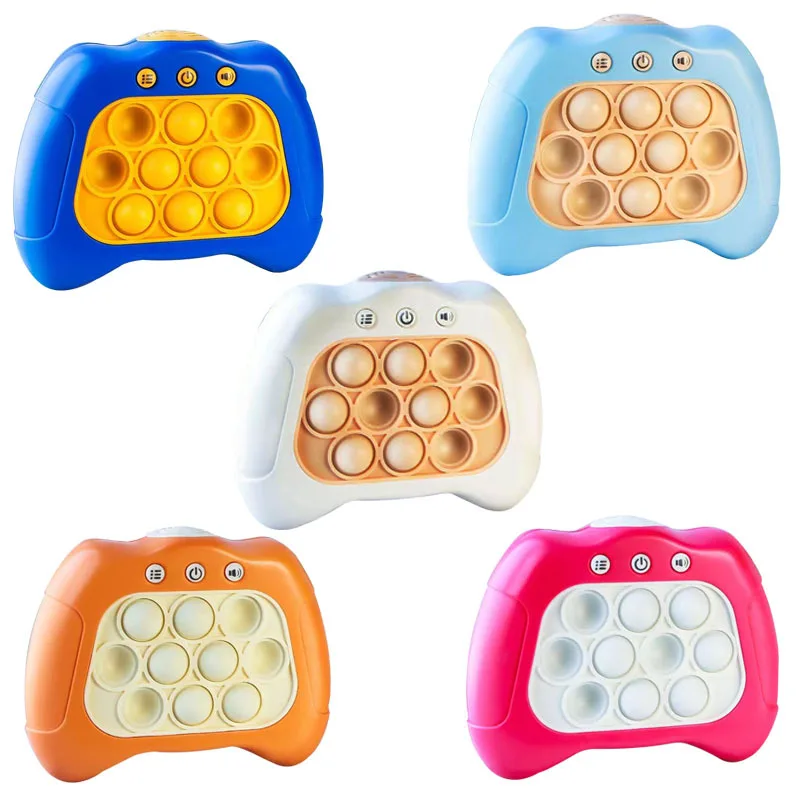 Fidget Handheld Light Up Quick Push Game Kids Quick Push Game Console ...