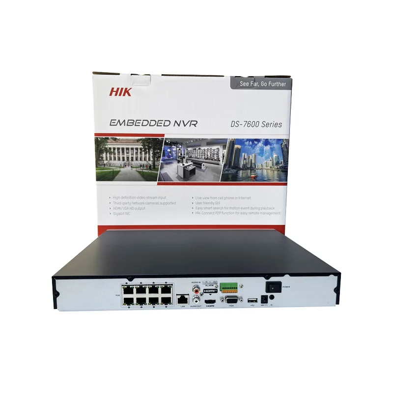 Hikvision DS-7608NI-I2/8P 4K NVR Channel Smart Recorder