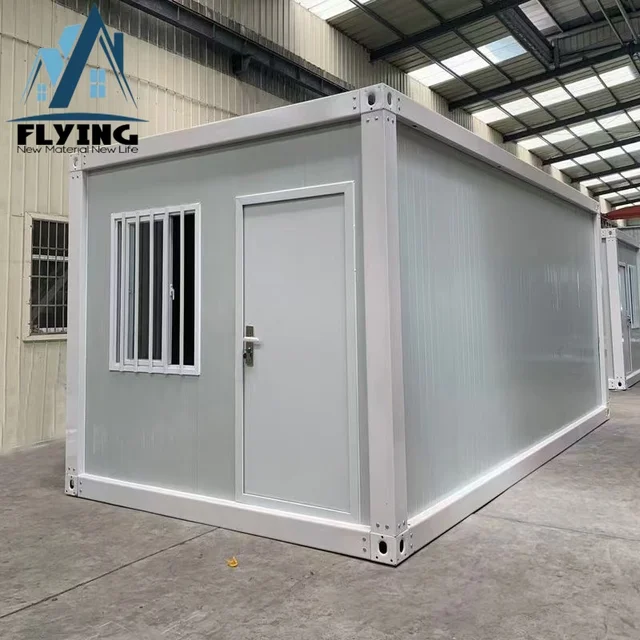 Best Selling 20ft 40ft Portable Prefab Steel Container House Contemporary for Office Villa-Mobile Bathroom Flat Pack Sandwich