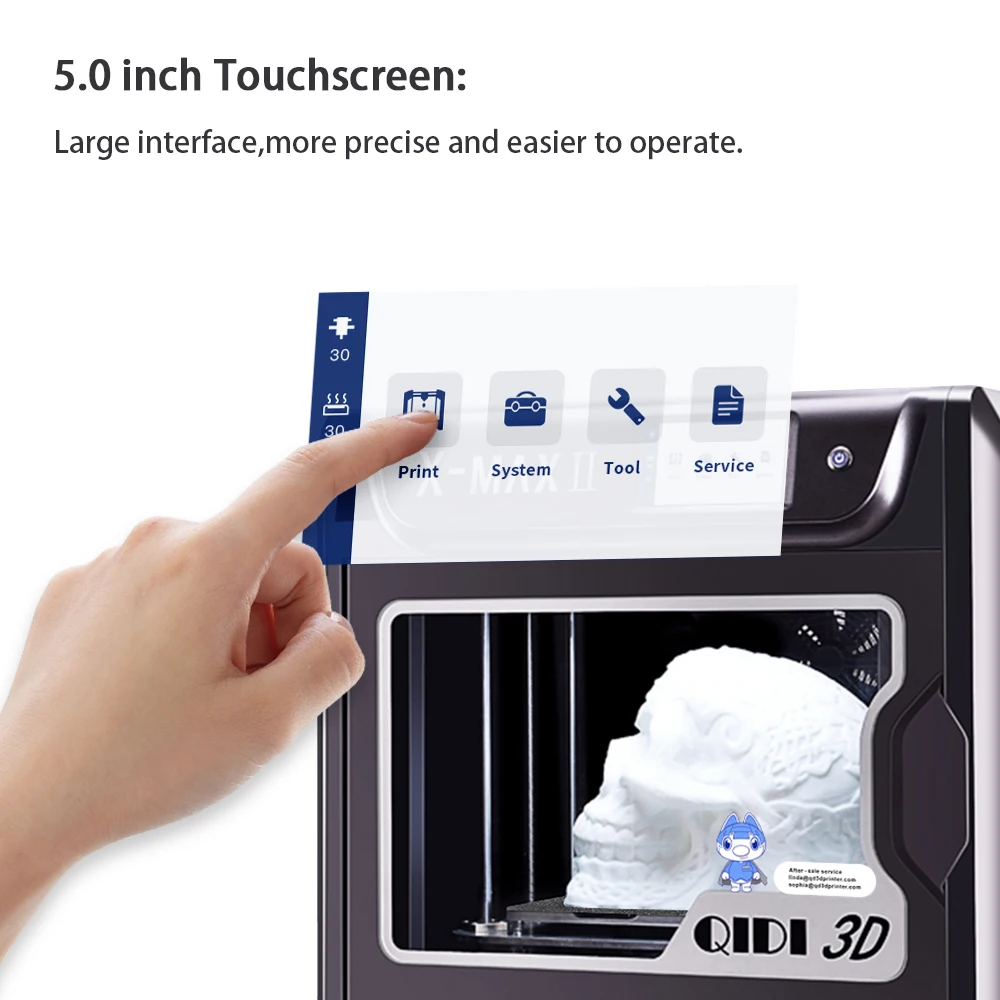 QIDI TECH大型インテリジェント工業用グレード3Dプリンター新モデル: X 