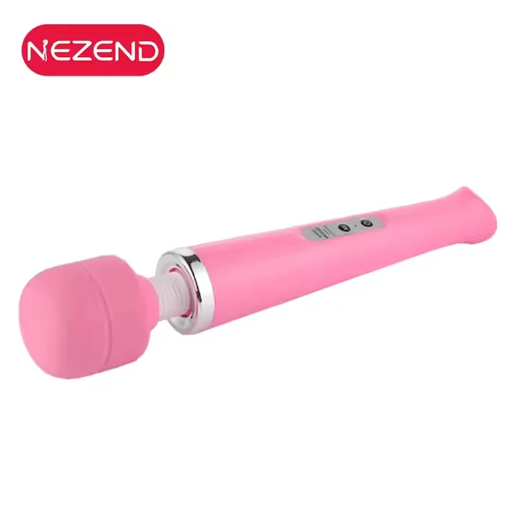 Four Colors Multi Speed Rotating Head Vibrating Girl Pussy Vagina Vibration Fitness Magic AV Wands Massage Vibrator for Women