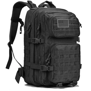 Waterproof Camo Large US Alice 45L Army 3 Day Assault Pack Outdoor Molle Bag Ykk Military Tactical Backpack for Hiking Trekking