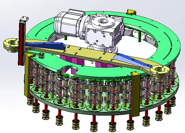automatic rotary high speed 6000bph servo electronic cam self adhesive labeling three labels station machine-7