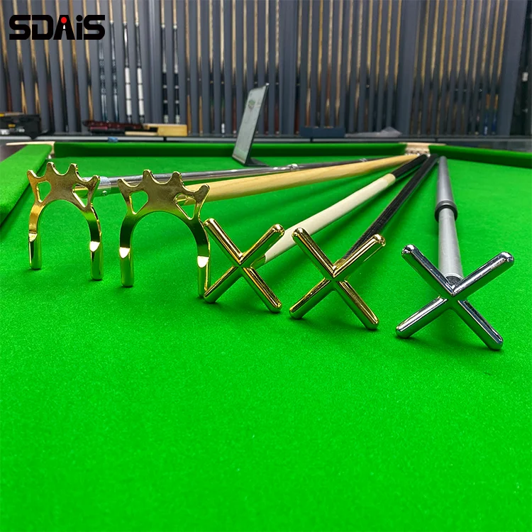 Super Star Billiard Table With Cross Bridge Cue Stick Pool Table ...