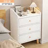 Three-draw warm white-wooden legs