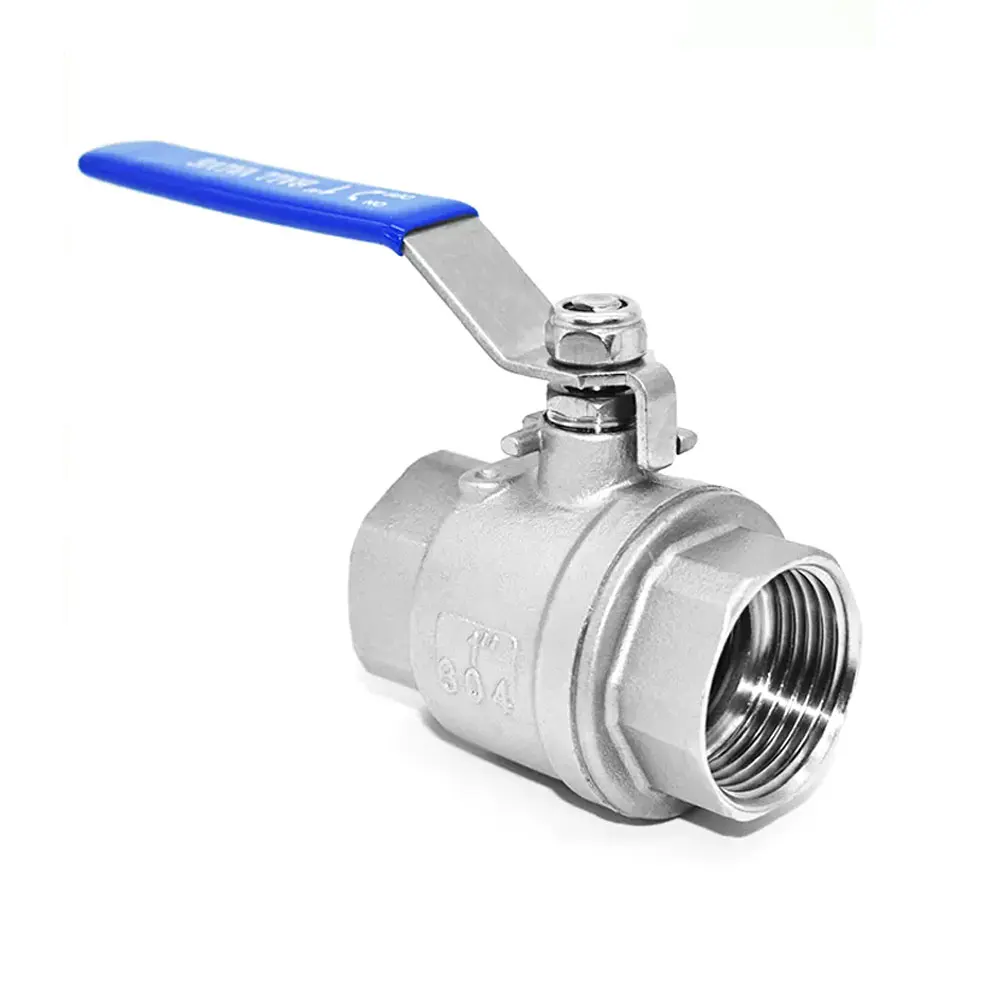 Floating Ball Valve 2 Way Stainless Steel Ss304 Female Npt Bsp Two Piece Ball Valve Buy Two 9654