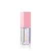 Tubo vuoto per lucidalabbra quadrato rosa