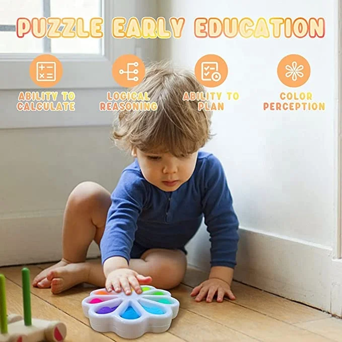 Big Simple Dimple Baby Popper Toy for Grasping Practice