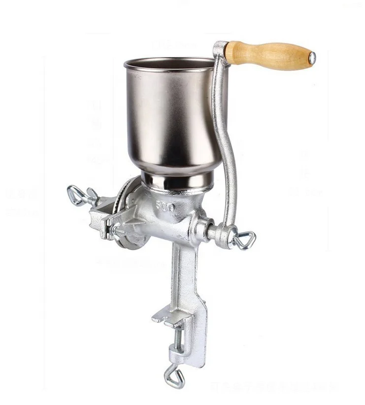 Manual Poppy Mill Grain Seeds Mill Hand Operated Nut Grinder and Spice Grinder