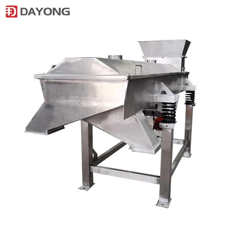 Mobile Linear Vibrating Sifter Sieve Machine for Tea