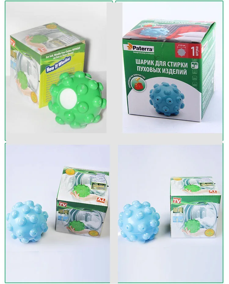ZMaker Fabric Softener Alternative Steam Laundry Mate Dryer Wrinkle Remover Reusable Wash Dry Balls