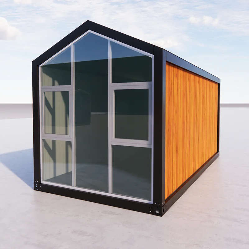 Low Price Prefabricated 20FT Tiny Modular House Flat Pack Prefab Small Storage Container House