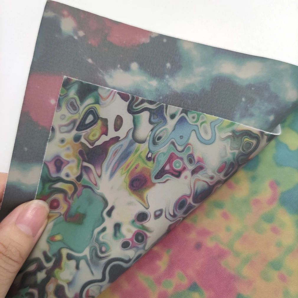 Pattern Print Custom Thermochromic Leather Photochromic Leather Low Moq