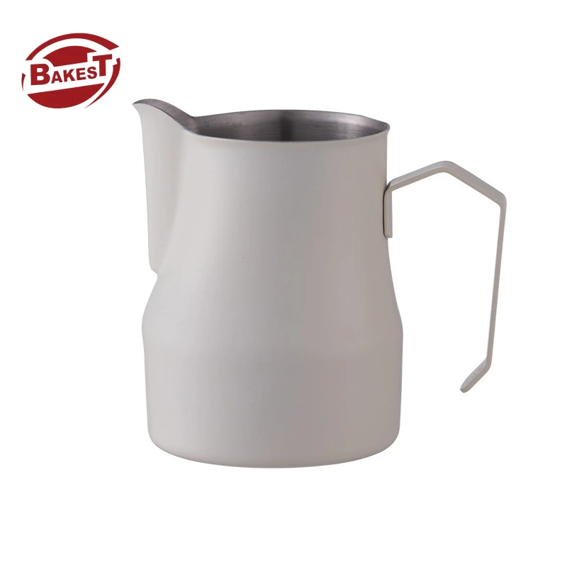 High-End Professional Italian Stainless Steel Coffee Latte Art Cup Factory Wholesale for Baking Metal Material