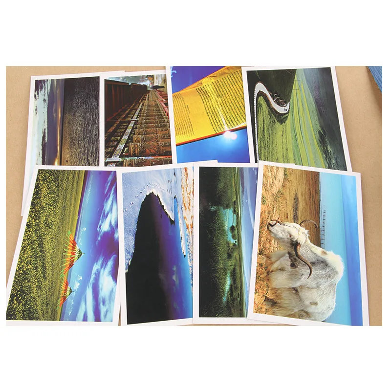 Роскошная индивидуальная печать размером 4x6 красочная открытка визитных карточек