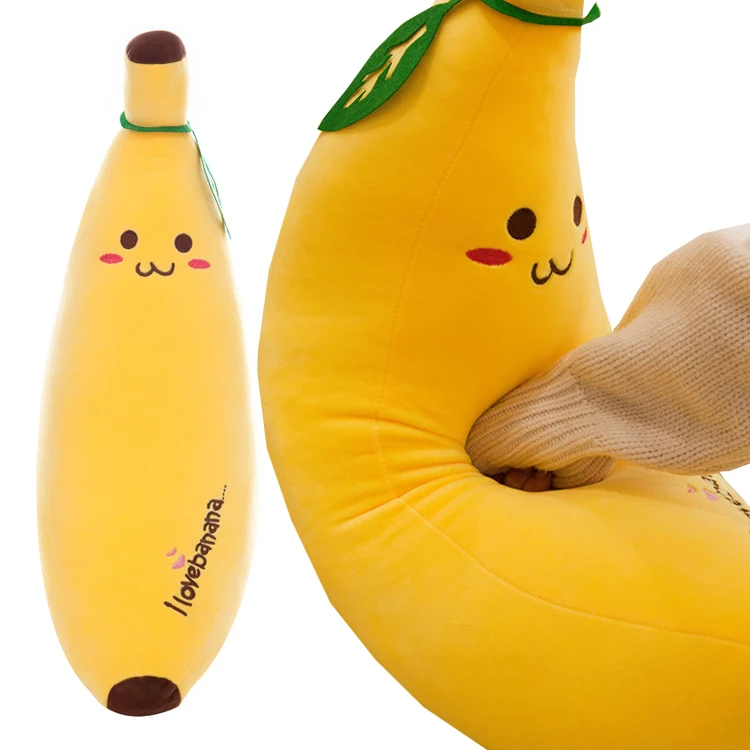 Personalised Plush Banana Fruit Plushie Personalised 