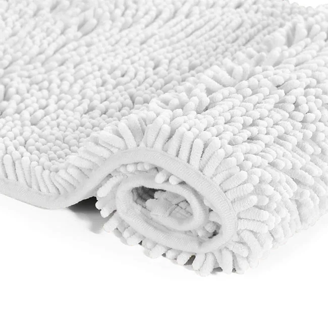 white bath mat set