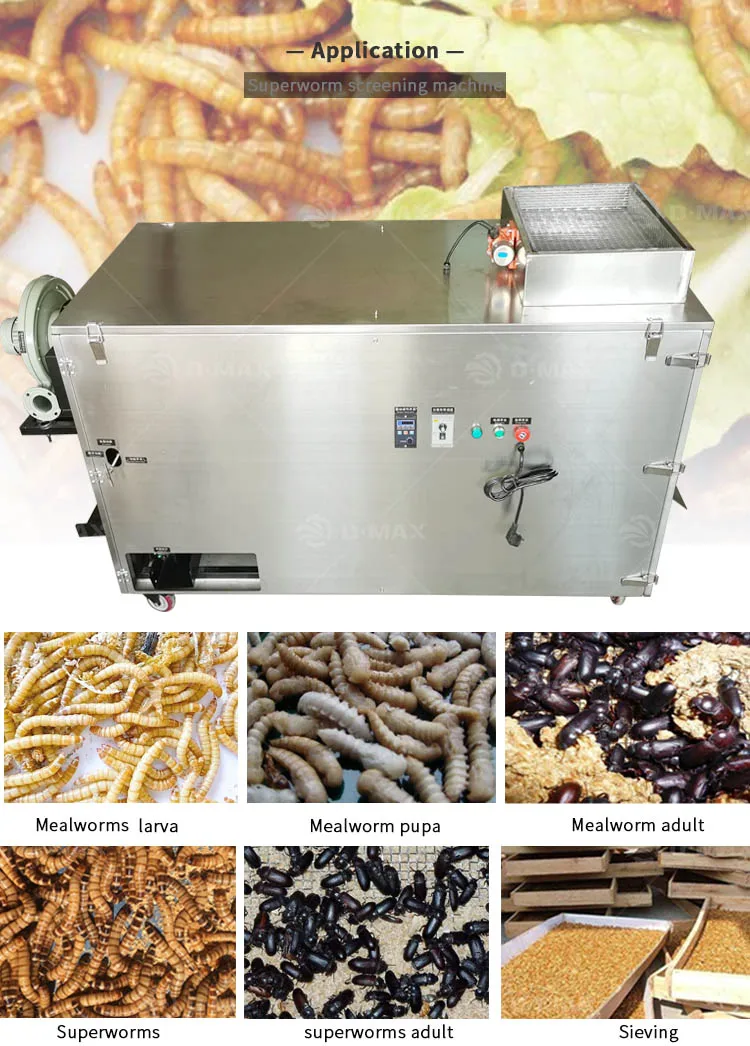 Best Price Yellow Mealworm Larvae Separator Machine Barley Pest