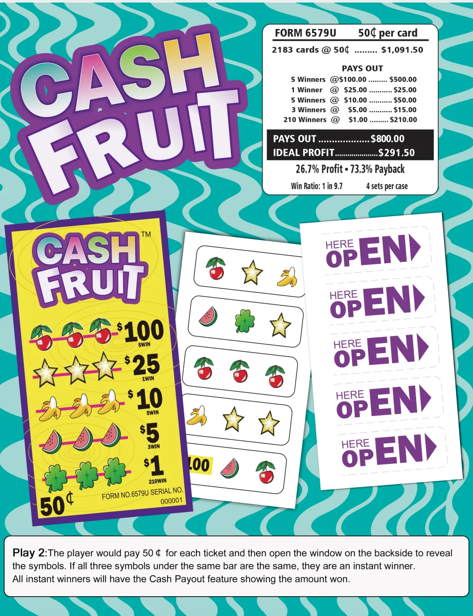 Oem Odm Custom Pull Tabs Cards Pull Tabs Break Open Lottery Tickets