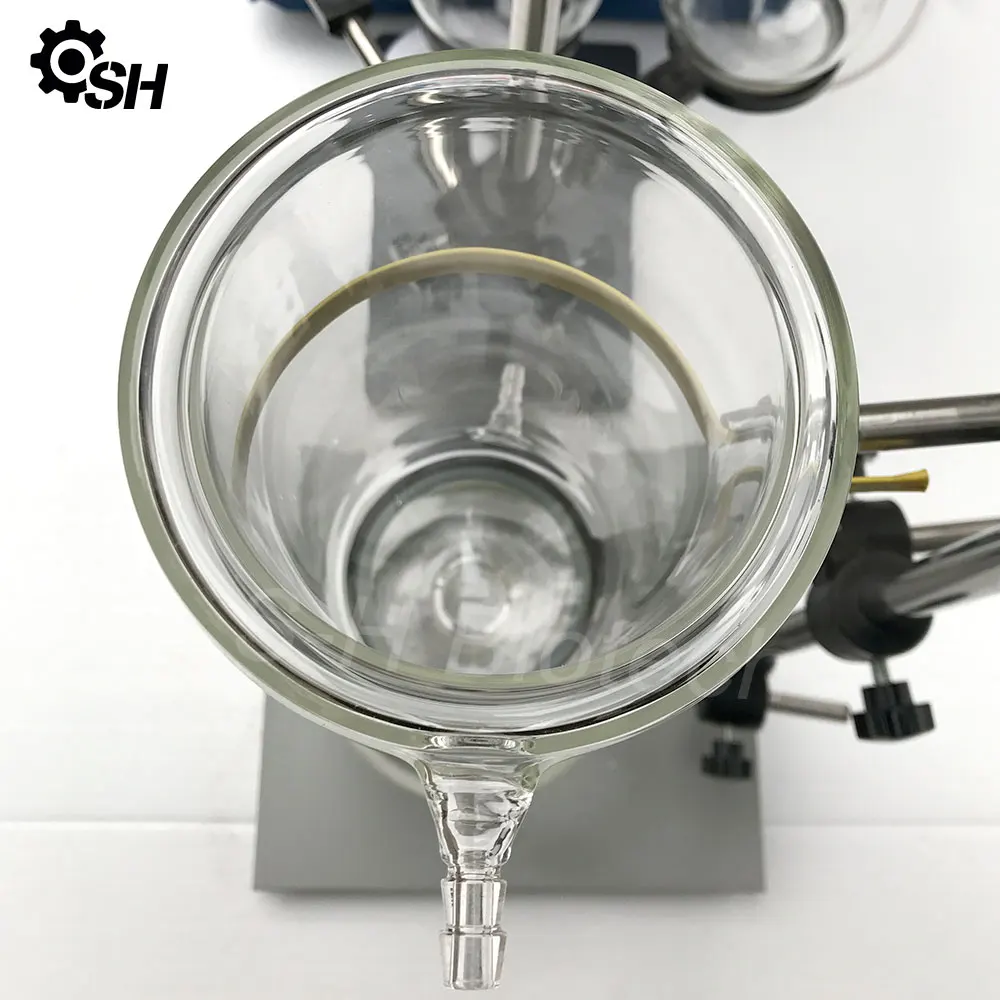 Lab Extractor Distiller 5l Short Path Unit Molecular Essential Oil Distillation Equipment