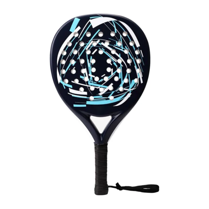 High Quality Custom Logo Padel Rackets Carbon Fiber Padel Racquets With EVA Grip for Outdoor Sports manufacture