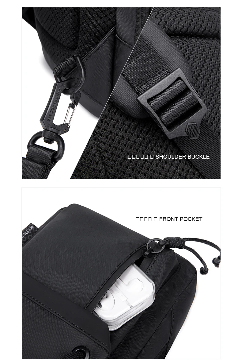 arctic hunter 2023 newarrival Casual School Mode Shoulder Chest Bag Sling Hand Bags chest bag men