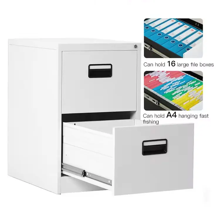 Employee Storage File Cupboard Keeping Vertical Home Office KD Structure 2 3 4 Drawers Steel Metal Filing Cabinet