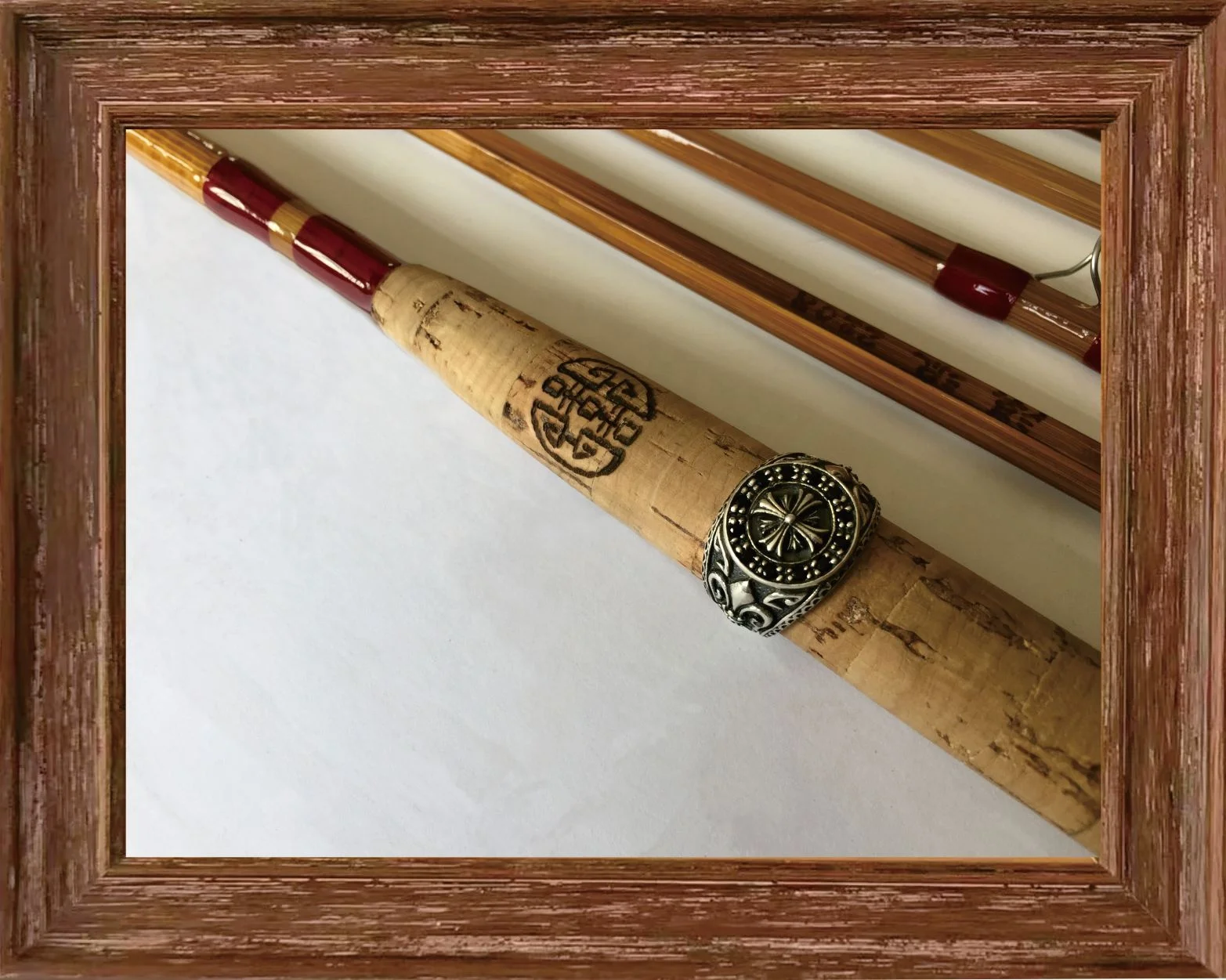 BFR102 Echo Custom logo 8 Sections Trout Fly Bamboo Fishing Gear Nymph Rod